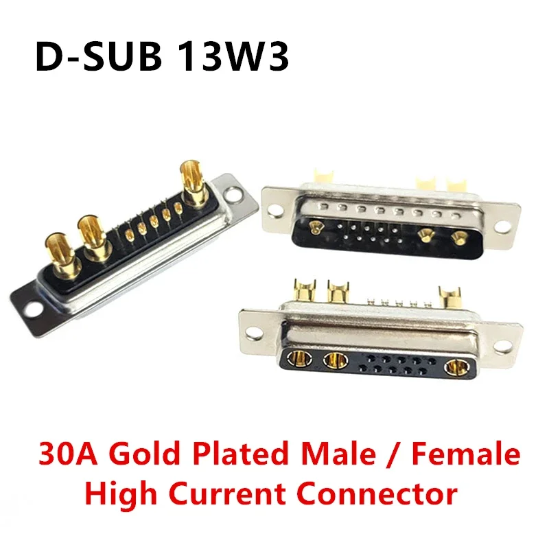 Вилка DB 13W3 30A Позолоченный штекер/мама Высокоточный разъем D-SUB Адаптер припоя Тип 13-контактная вилка Разъем для сварки Высокая мощность
Вилка DB 13W3 30A Позолоченный штекер/мама Высокоточный разъем D-SUB Адаптер припоя Тип 13-контактная вилка Разъем для сварки Высокая мощность