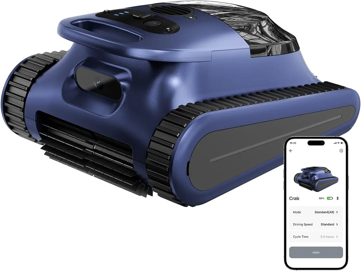 Cordless Robotic Pool Cleaner Pool Vacuum 180W Brushless Motor 45000Pa Suction Wall Waterline Climbing Auto Path Mapping
Cordless Robotic Pool Cleaner Pool Vacuum 180W Brushless Motor 45000Pa Suction Wall Waterline Climbing Auto Path Mapping