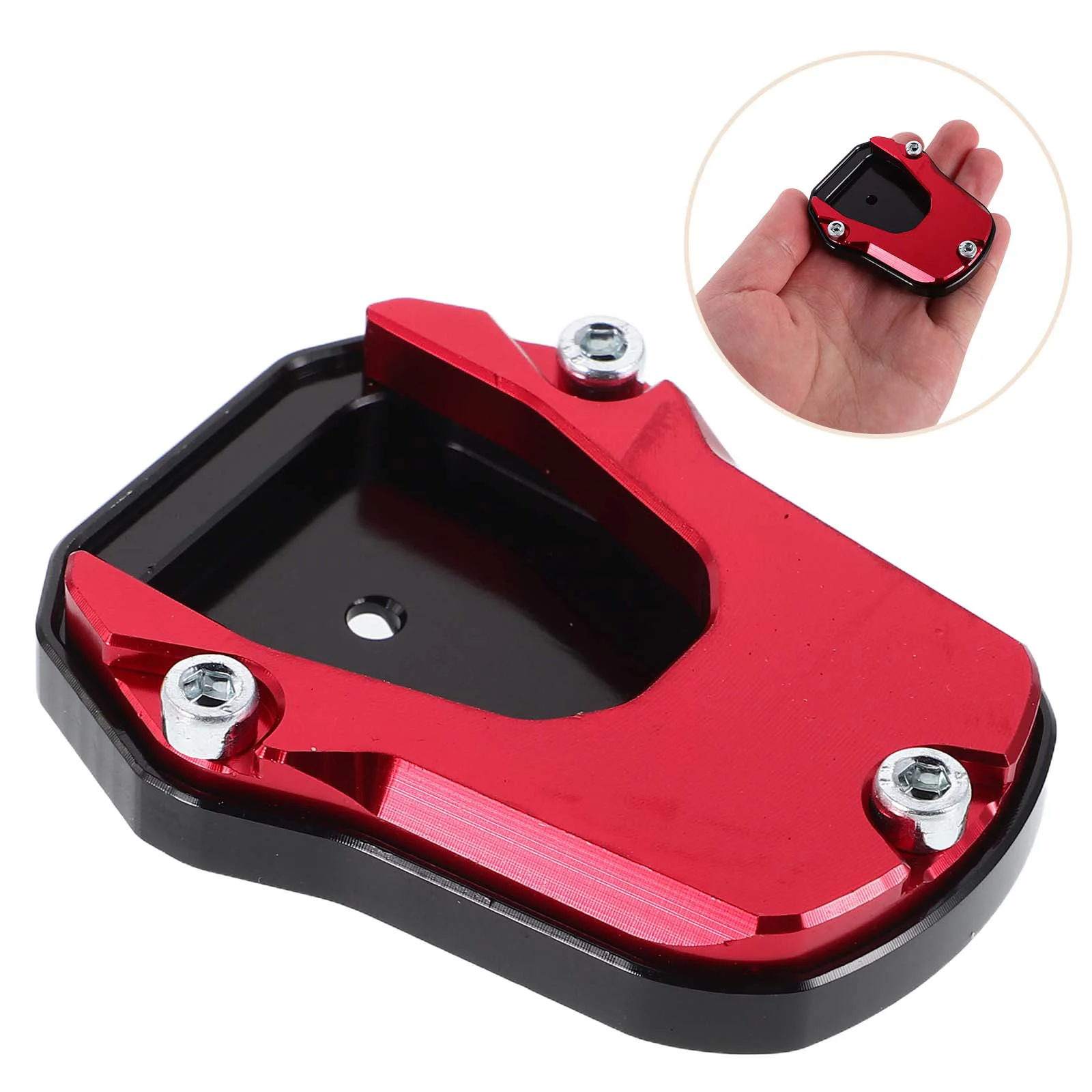 Side Stand Kickstand Holder Motorcycle Pad Bracket Bike Support Aluminum Alloy Cushion Disk Mat Plate
Side Stand Kickstand Holder Motorcycle Pad Bracket Bike Support Aluminum Alloy Cushion Disk Mat Plate