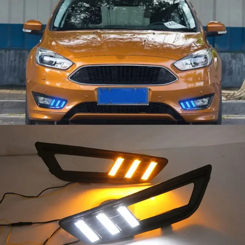 2 шт. светодиодные дневные ходовые огни для Ford Focus 3 MK3 2015 2016 2017 2018 желтая функция указателя поворота водонепроницаемая автомобильная лампа DRL 12 В
2 шт. светодиодные дневные ходовые огни для Ford Focus 3 MK3 2015 2016 2017 2018 желтая функция указателя поворота водонепроницаемая автомобильная лампа DRL 12 В