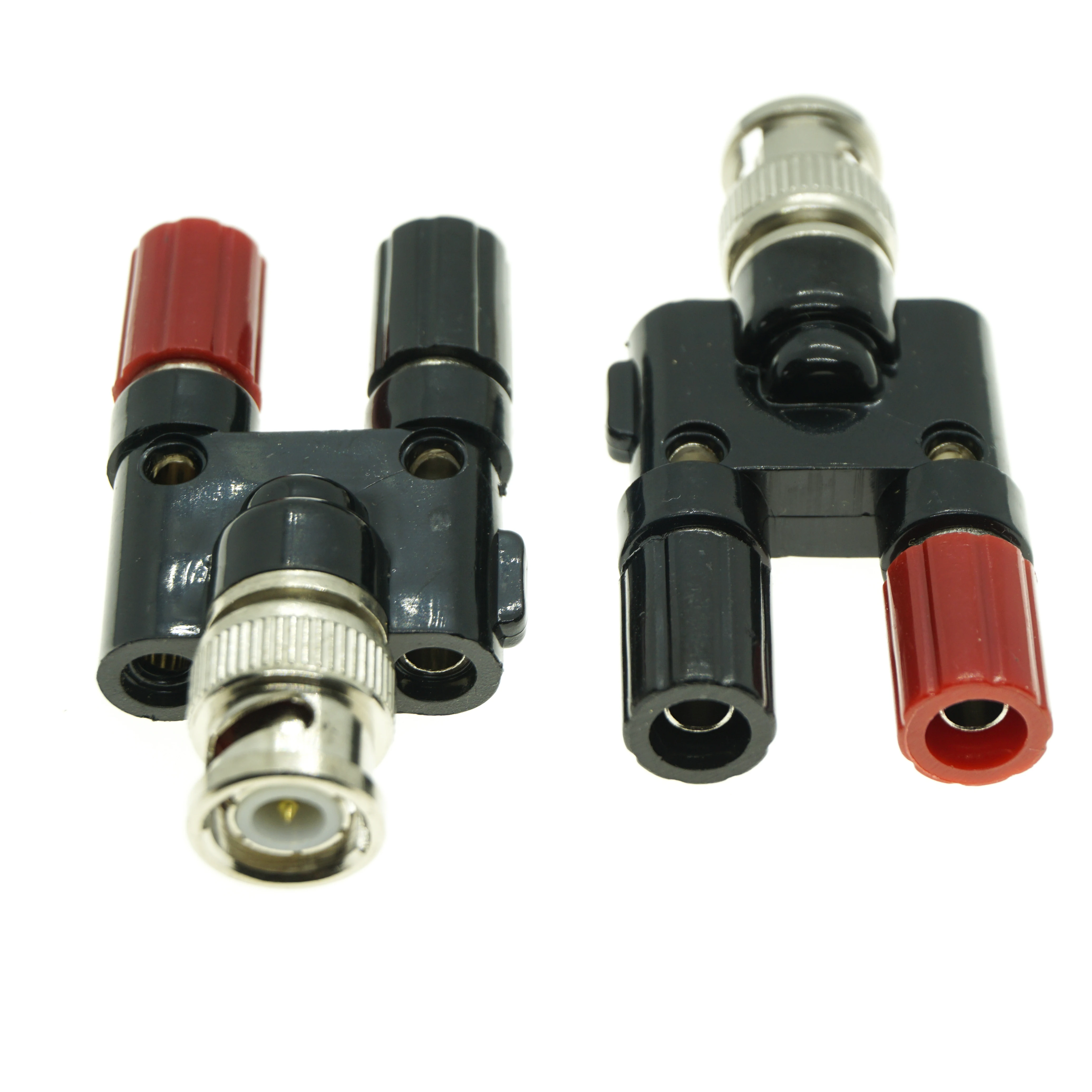 BNC 3 Way Splitter Adapter Socket Metal+Plastic Y-Type BNC Male to Dual Banana Female JacK Audio Speaker Cable 4mm RF Adapter
BNC 3 Way Splitter Adapter Socket Metal+Plastic Y-Type BNC Male to Dual Banana Female JacK Audio Speaker Cable 4mm RF Adapter