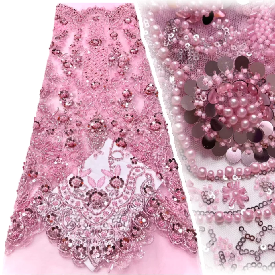Кружевная ткань с розовыми бусинами, 2021, высокое качество, нигерийская кружевная ткань с блестками и бусинами, французская кружевная ткань для праздничного платья, шить ah1733
Кружевная ткань с розовыми бусинами, 2021, высокое качество, нигерийская кружевная ткань с блестками и бусинами, французская кружевная ткань для праздничного платья, шить ah1733