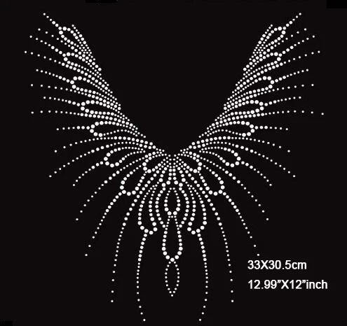 4pcs/lot(33X30.5cm) V-neck Super Bright Hotfix Rhinestone Heat Transfer Rhinestone for DIY Sewing Accessories(JA-1170)
4pcs/lot(33X30.5cm) V-neck Super Bright Hotfix Rhinestone Heat Transfer Rhinestone for DIY Sewing Accessories(JA-1170)