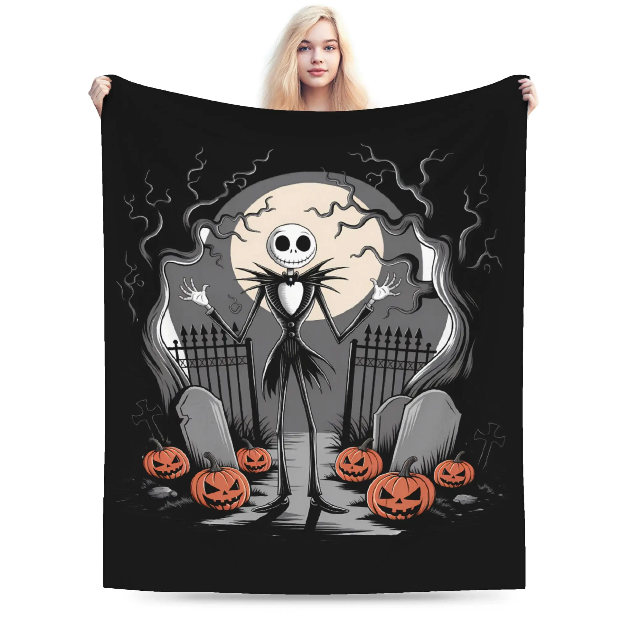 Jack Nightmare Before Christmas Blanket Coral Fleece Plush All Season Ultra-Soft Throw Blanket for Sofa Office Bedspread
Jack Nightmare Before Christmas Blanket Coral Fleece Plush All Season Ultra-Soft Throw Blanket for Sofa Office Bedspread