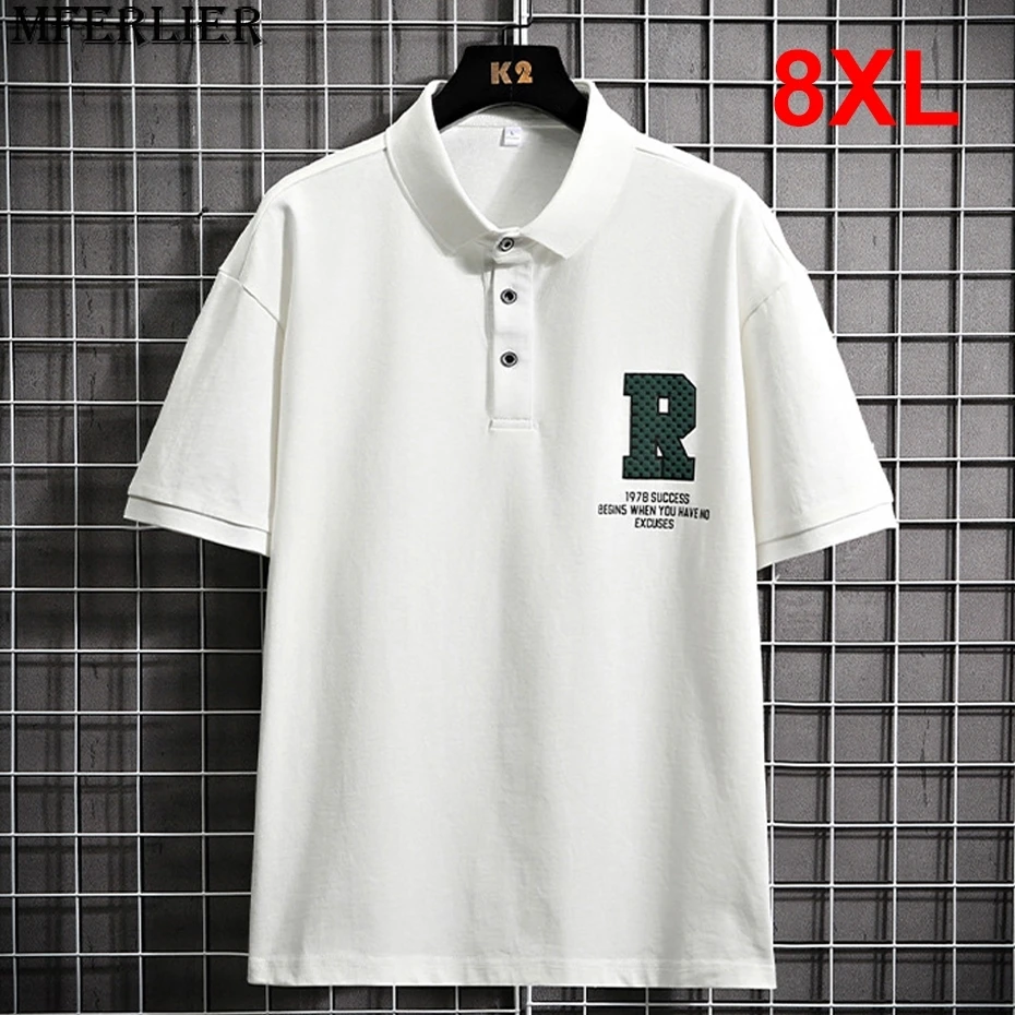 8XL Plus Size Polo Shirt Summer Short Sleeve Polo Shirts Men Fashion Casual Cotton Shirts Male Summer Tops 8XL
8XL Plus Size Polo Shirt Summer Short Sleeve Polo Shirts Men Fashion Casual Cotton Shirts Male Summer Tops 8XL