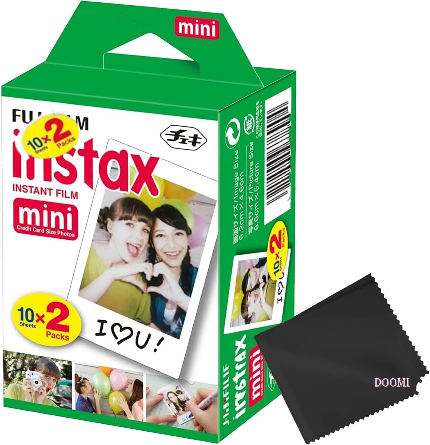 Mini Camera Film: 20 Shoots (10 Sheets x 2) - Capture Memories Anytime, Anywhere for Perfect Picture Quality
Mini Camera Film: 20 Shoots (10 Sheets x 2) - Capture Memories Anytime, Anywhere for Perfect Picture Quality