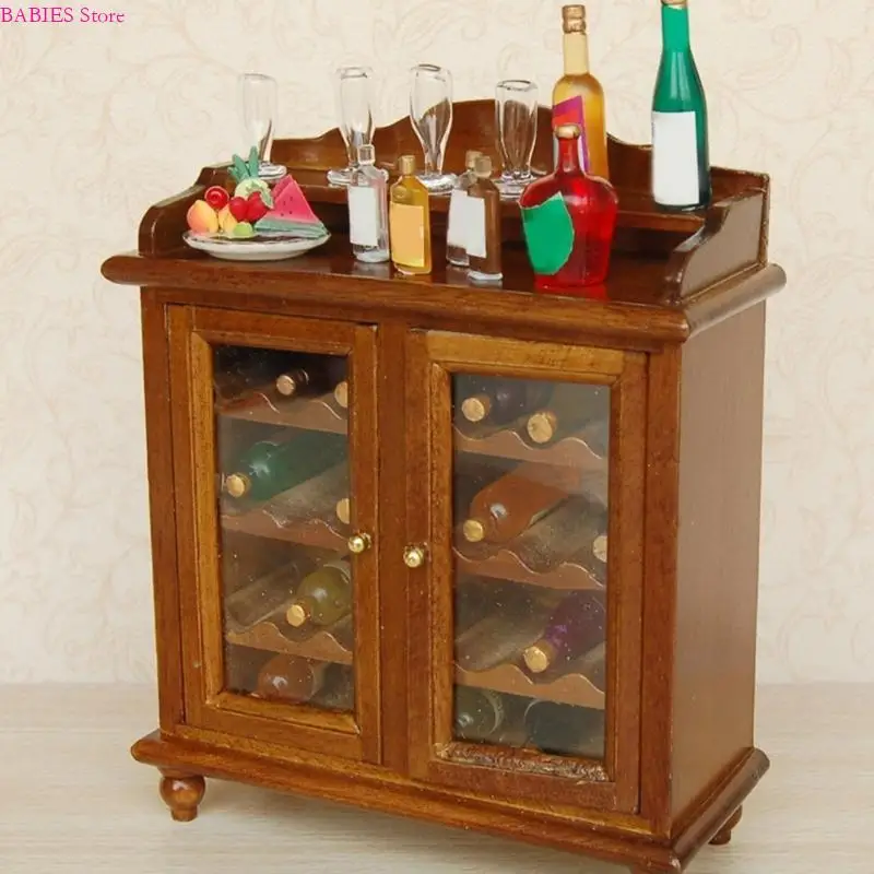 C9GB Miniature Wine Cabinet Model Figure for 1/12 Scale Dollhouses Decoration and Craft Model Project Making Accessories
C9GB Miniature Wine Cabinet Model Figure for 1/12 Scale Dollhouses Decoration and Craft Model Project Making Accessories
