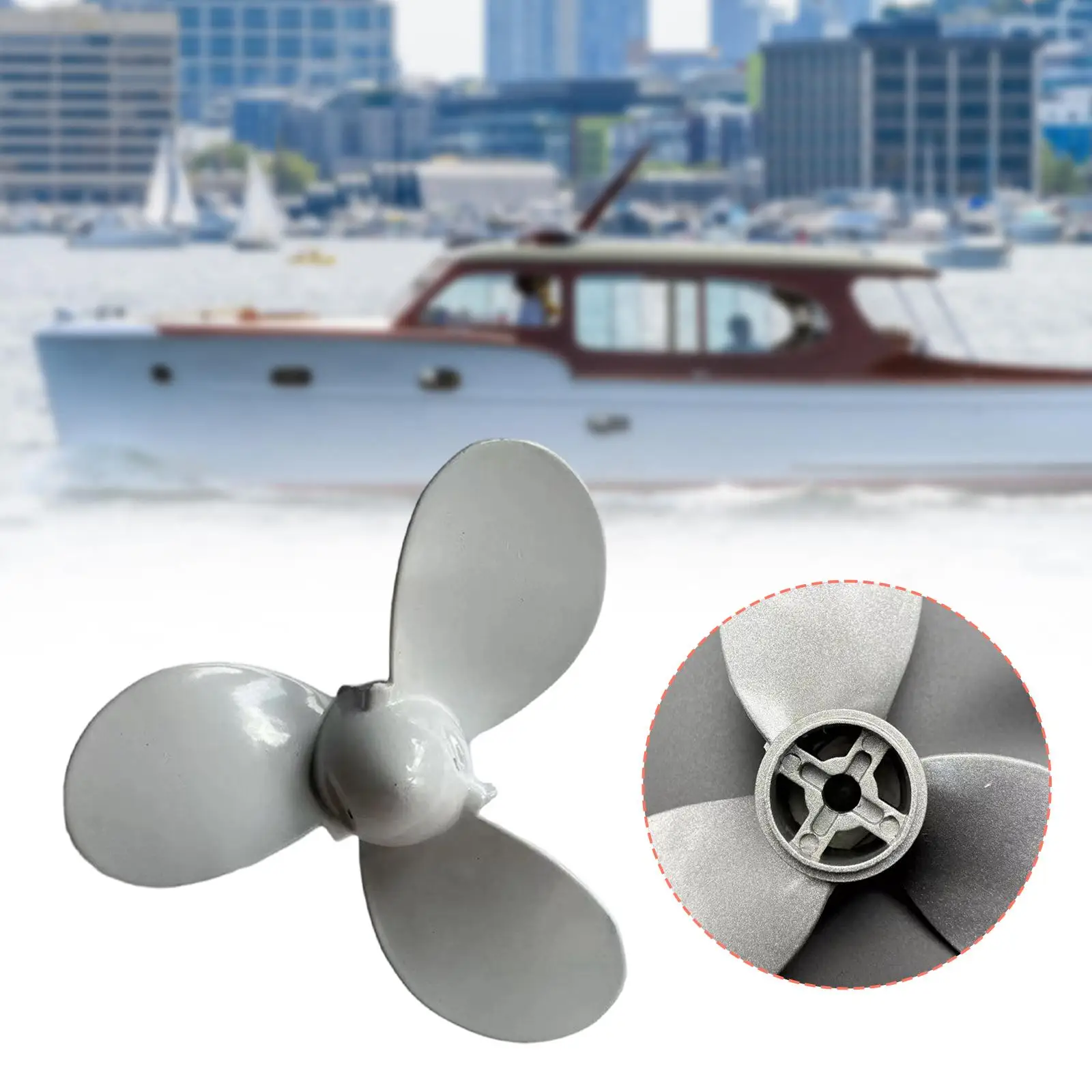 High Strength Aluminum Outboard Propeller for Small Boats Marine Equipment Practical Replacement Accessory
High Strength Aluminum Outboard Propeller for Small Boats Marine Equipment Practical Replacement Accessory