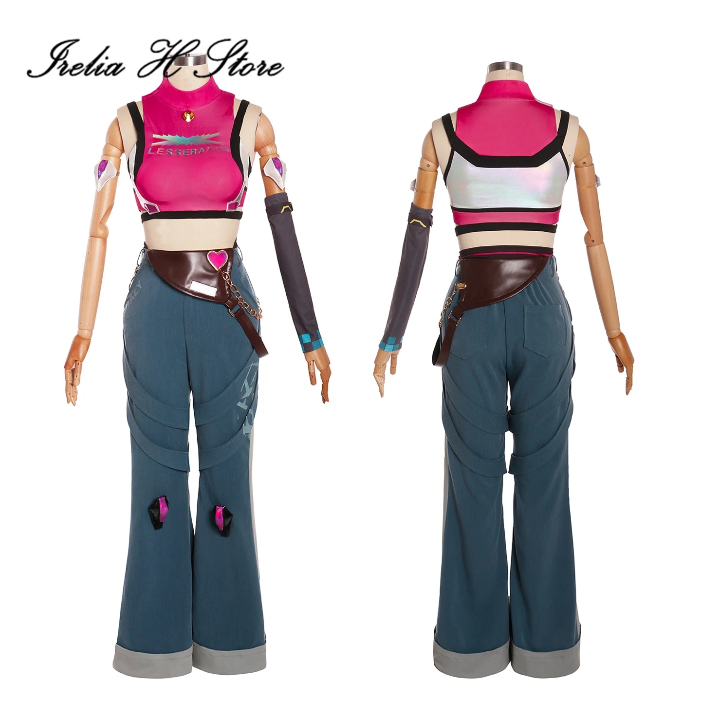 Irelia H Anime OW Cosplay D.V A Cosplay Costume Vest Pants Gloves Necklace Suit Women Halloween Costumes
Irelia H Anime OW Cosplay D.V A Cosplay Costume Vest Pants Gloves Necklace Suit Women Halloween Costumes