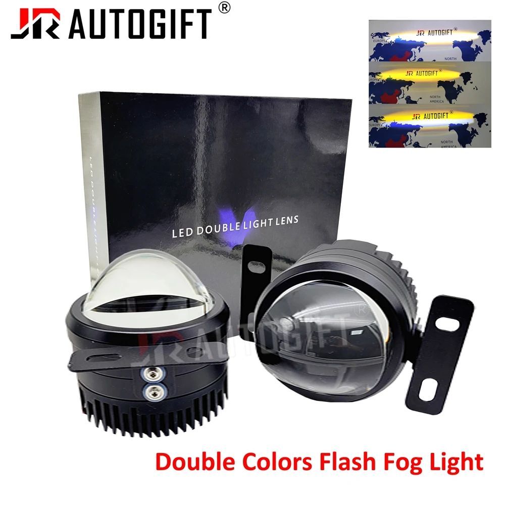 New Design 3.0inch Dual Colors Strobe Flash 3000K 6000K Lens 50W Projectors Headlight Spotlight White Yellow Driving Fog Light
New Design 3.0inch Dual Colors Strobe Flash 3000K 6000K Lens 50W Projectors Headlight Spotlight White Yellow Driving Fog Light