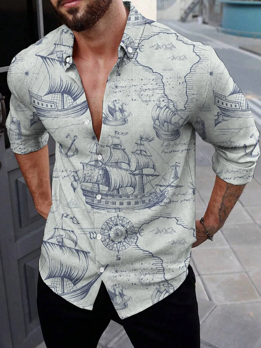 PLstar Cosmos Nautical Coastal Art 3D Printed Fashion Men's Long Sleeve Button Down Shirts Spring Casual Lapel Shirt XXC02
PLstar Cosmos Nautical Coastal Art 3D Printed Fashion Men's Long Sleeve Button Down Shirts Spring Casual Lapel Shirt XXC02