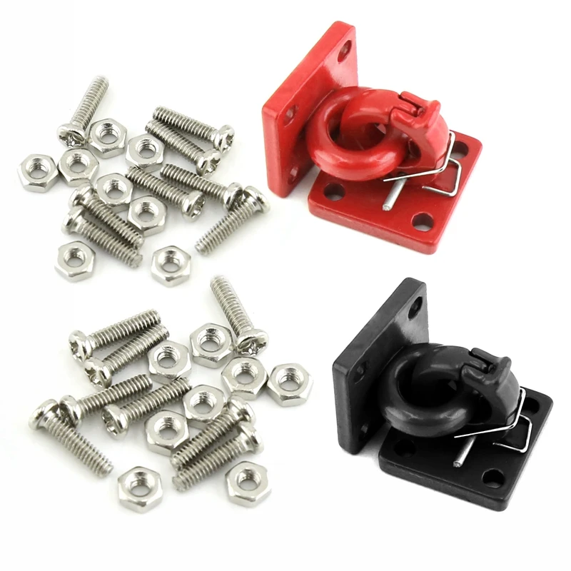 RC Crawler Car Model 1/10 Scale Metal Rescue Buckle Spare Parts Accessories DIY,Black,2PCS
RC Crawler Car Model 1/10 Scale Metal Rescue Buckle Spare Parts Accessories DIY,Black,2PCS