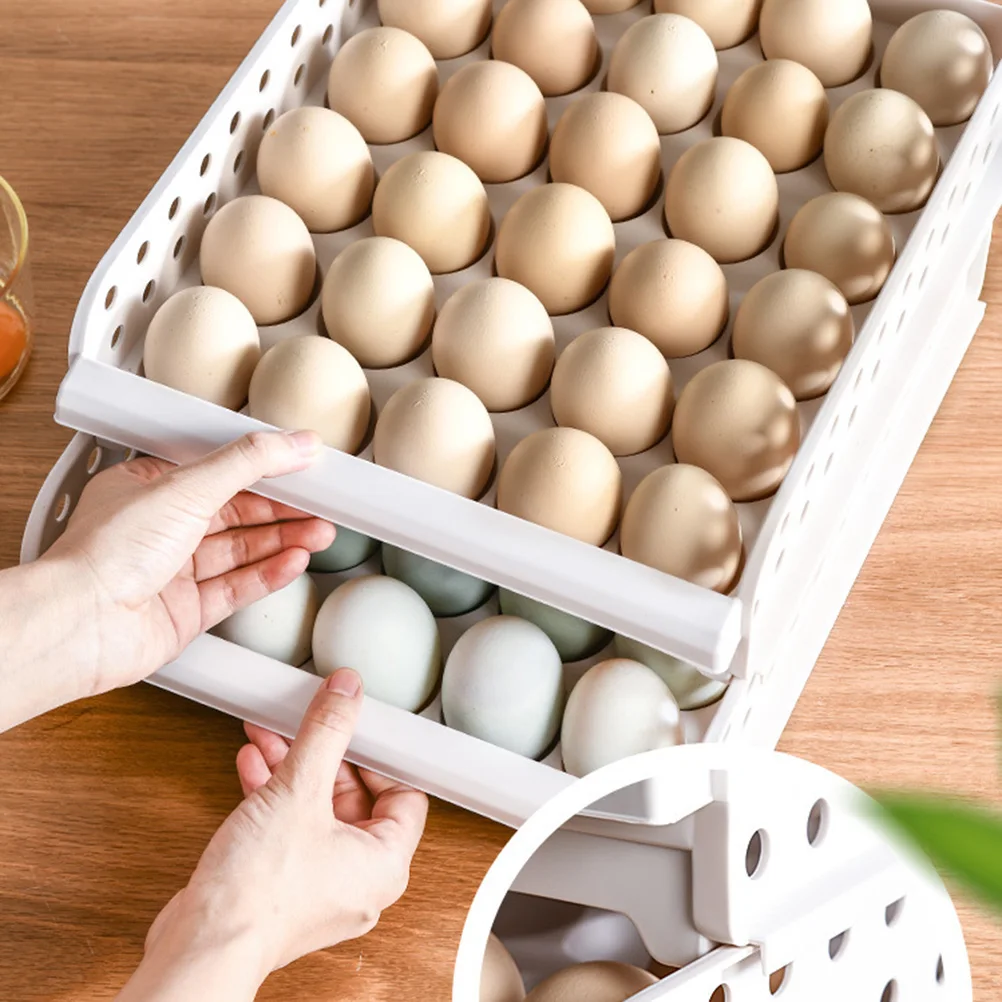 Stackable Egg Storage Box 30 Eggs Layer Food Grade Plastic Fridge ganizer Safe Comfortable Easy Clean Home Kitchen Supplies
Stackable Egg Storage Box 30 Eggs Layer Food Grade Plastic Fridge ganizer Safe Comfortable Easy Clean Home Kitchen Supplies