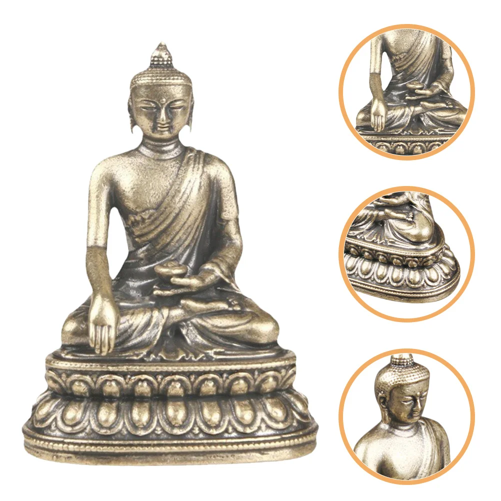 Brass Craft Buddha Retro Statue Vintage Decor Desktop Home Decoration Delicate Ornament Metal Sculpture Space Saving Statues
Brass Craft Buddha Retro Statue Vintage Decor Desktop Home Decoration Delicate Ornament Metal Sculpture Space Saving Statues