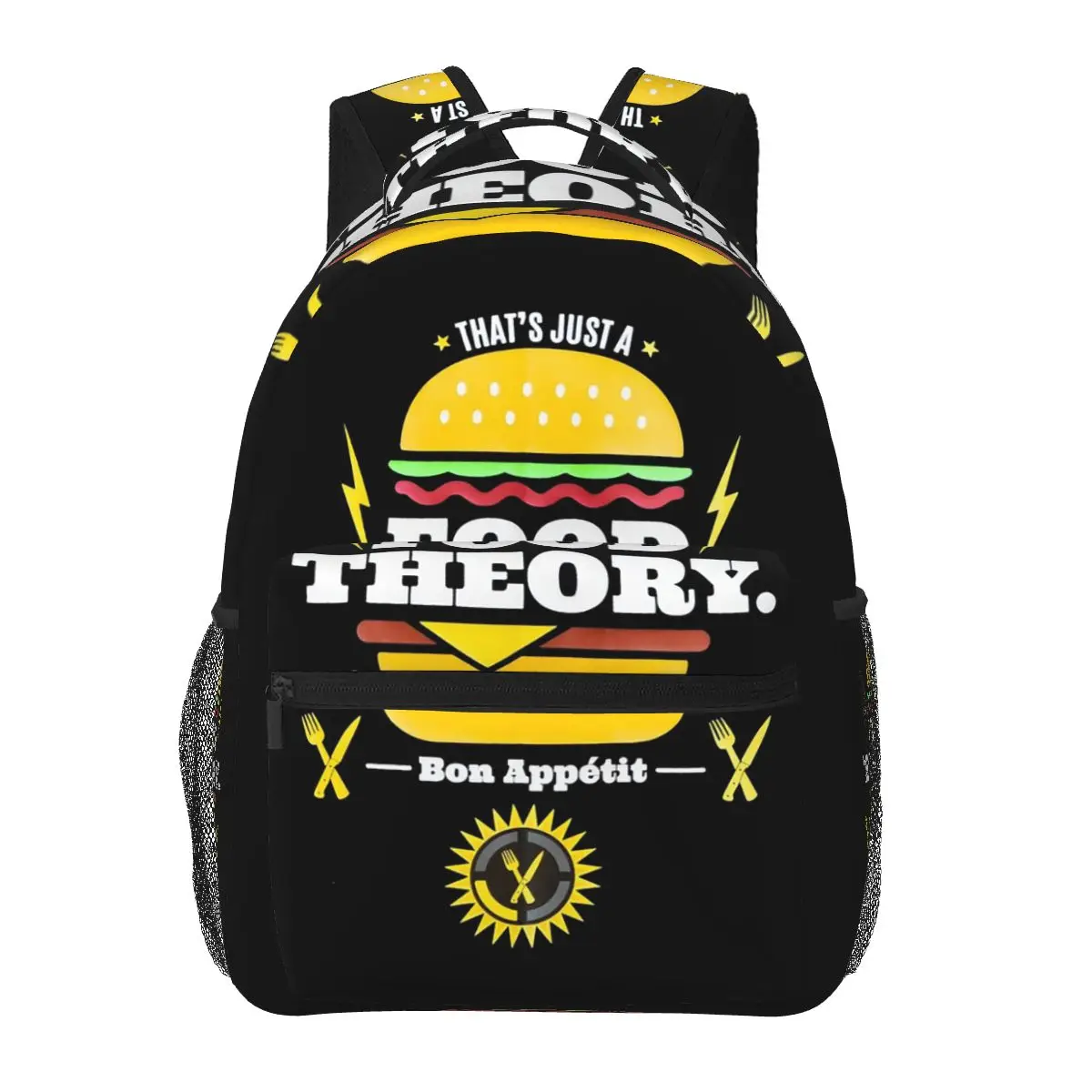 Рюкзак Game Theory Food Theory Flaming Hot, рюкзак большой емкости для мальчиков и девочек, школьная сумка, сумки на плечо для мужчин и женщин
Рюкзак Game Theory Food Theory Flaming Hot, рюкзак большой емкости для мальчиков и девочек, школьная сумка, сумки на плечо для мужчин и женщин