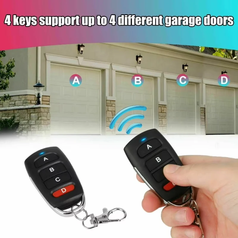1/2/3/4/5/6Pcs Wireless RF 433mhz Remote Control Copy Code Garage Door Gate Duplicator 433 Mhz Key Remote Opener
1/2/3/4/5/6Pcs Wireless RF 433mhz Remote Control Copy Code Garage Door Gate Duplicator 433 Mhz Key Remote Opener