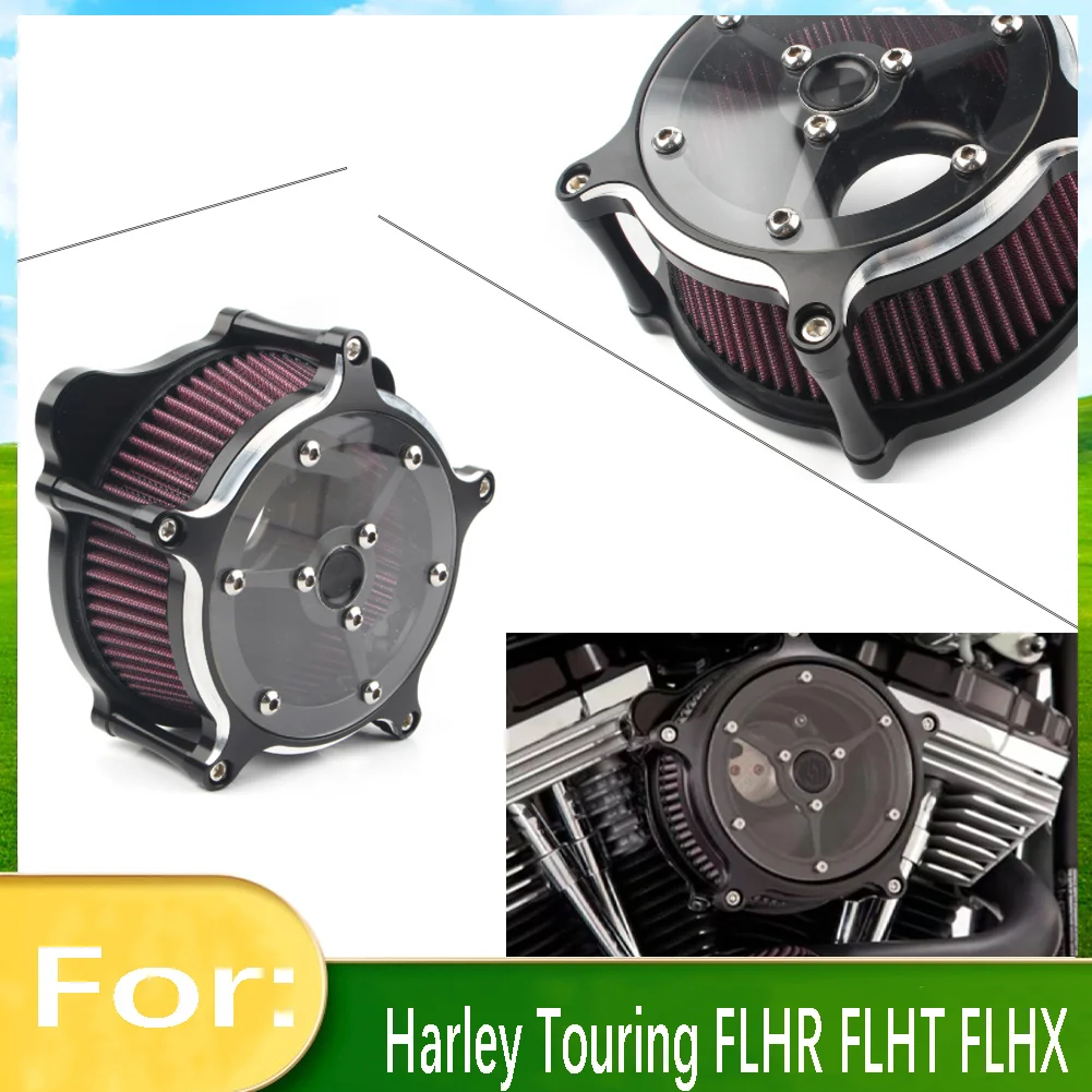 Motorcycle Turbine Air Cleaner Intake Filter System Kit For Harley For Harley Electra Glide FLHR FLHT FLHX FLHTC Standard FLTR
Motorcycle Turbine Air Cleaner Intake Filter System Kit For Harley For Harley Electra Glide FLHR FLHT FLHX FLHTC Standard FLTR
