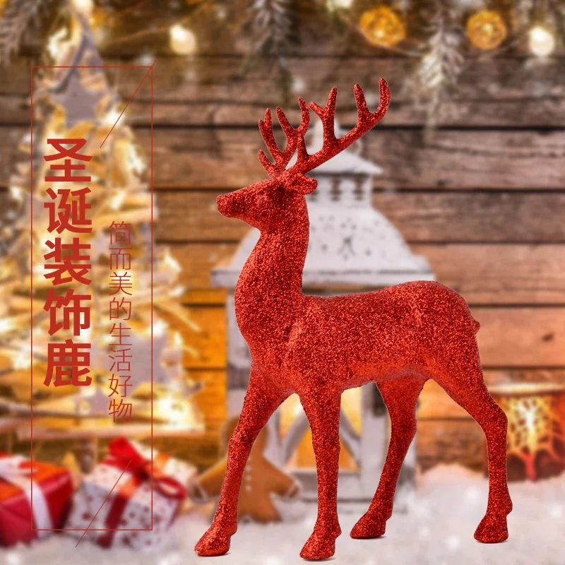 Christmas deer dress up glitter deer decoration small ornaments hotel square window counter decoration scene decoration
Christmas deer dress up glitter deer decoration small ornaments hotel square window counter decoration scene decoration