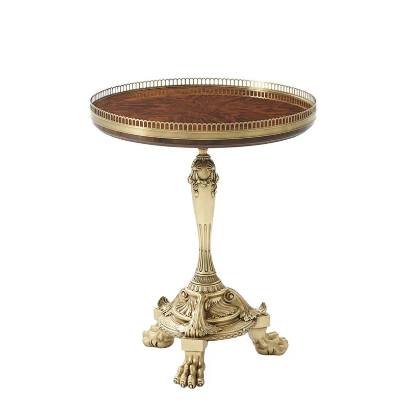 small coffee table, neoclassical wood grain parquet, living room round table Alexander, La Casa model room furniture
small coffee table, neoclassical wood grain parquet, living room round table Alexander, La Casa model room furniture