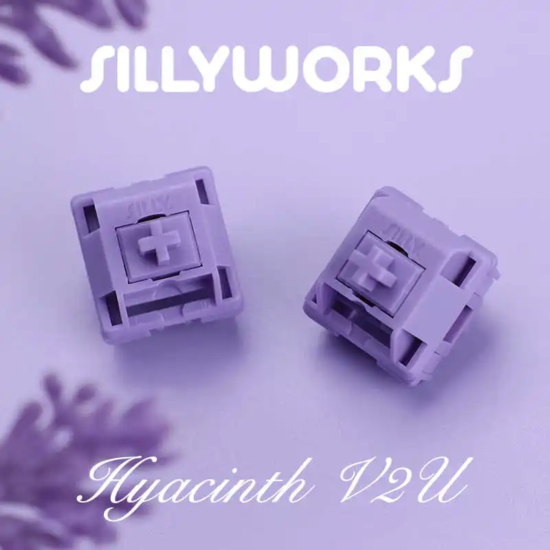 Sillyworks Hyacinth V2U Linear DIY Custom Mechanical Keyboard 5Pin Switches Lube HiFi Sound Hot-Swap POM Switch
Sillyworks Hyacinth V2U Linear DIY Custom Mechanical Keyboard 5Pin Switches Lube HiFi Sound Hot-Swap POM Switch