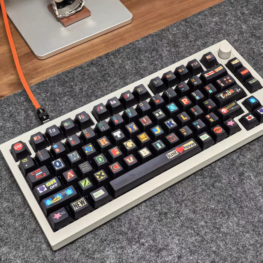Black Sticker Fun Cartoon Keycaps Mechanical Keyboard Office Keycaps
Black Sticker Fun Cartoon Keycaps Mechanical Keyboard Office Keycaps