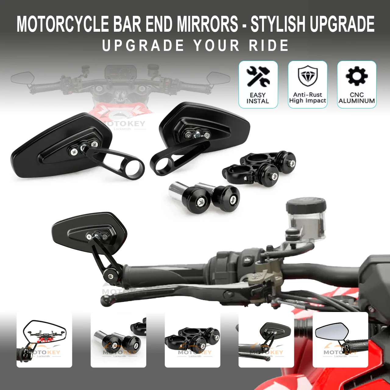 Зеркало для мотоцикла, торцевое зеркало на руле для DUCATI V2 V4 V4S Panigale Streetfighter V4, левая и правая сторона, поворотный руль 7/8 дюйма, 22 мм
Зеркало для мотоцикла, торцевое зеркало на руле для DUCATI V2 V4 V4S Panigale Streetfighter V4, левая и правая сторона, поворотный руль 7/8 дюйма, 22 мм