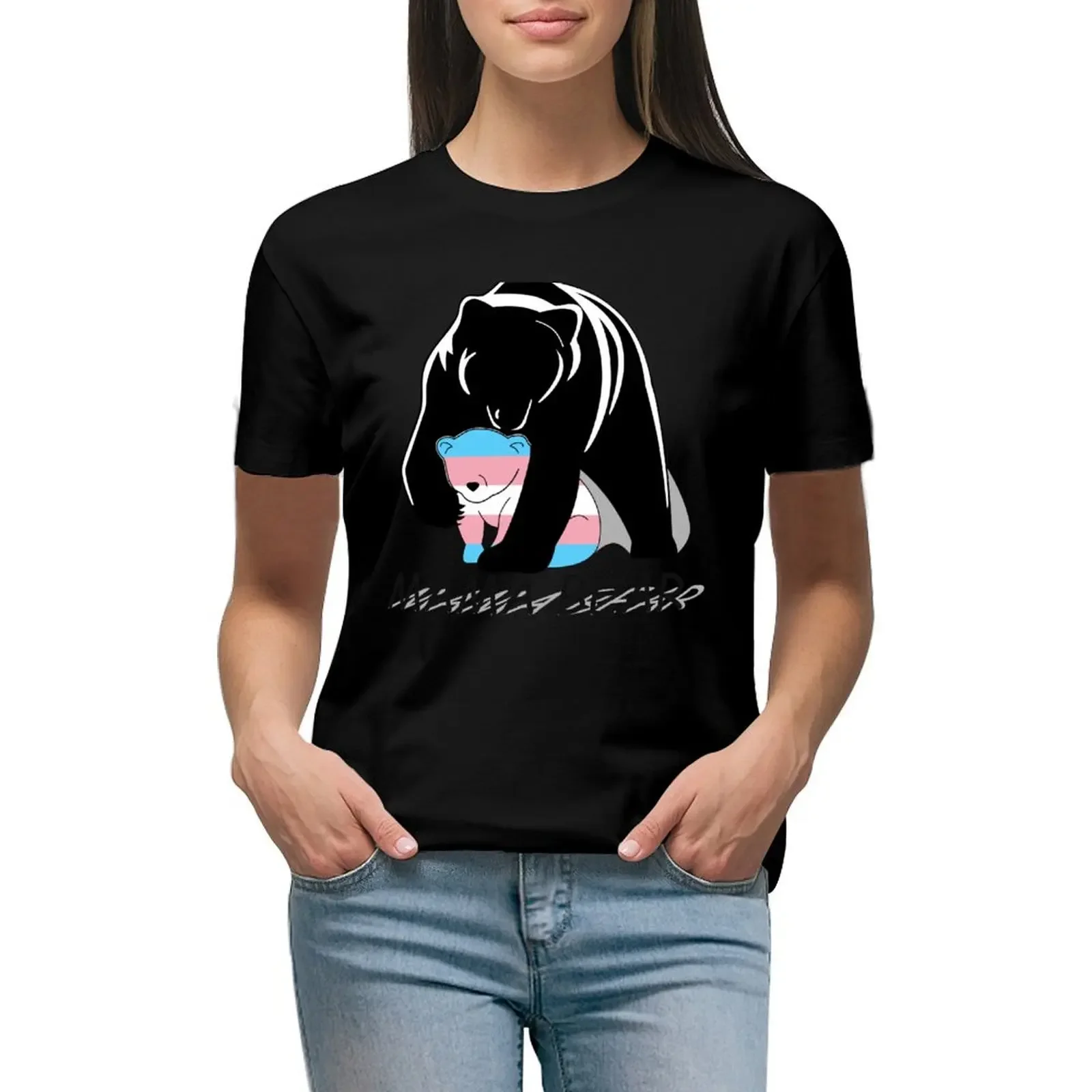 Transgender Pride Mama Bear T-Shirt plus sizes blacks animal print shirt for girls T-shirt Women
Transgender Pride Mama Bear T-Shirt plus sizes blacks animal print shirt for girls T-shirt Women