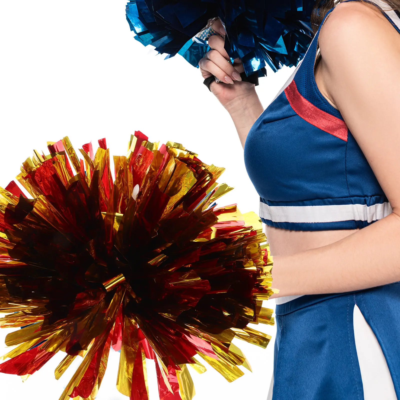 10Pcs Cheerleading Pom Poms Bright Fun Coordination Development Props for Children Dance Performances Portable Cheerleader
10Pcs Cheerleading Pom Poms Bright Fun Coordination Development Props for Children Dance Performances Portable Cheerleader