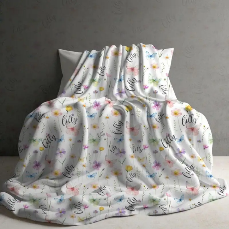 VIKAMA Watercolor Floral Bird Flannel Baby Blanket Soft Cozy For Newborn Crib Nursery Bed Stroller Shower Gift All Season
VIKAMA Watercolor Floral Bird Flannel Baby Blanket Soft Cozy For Newborn Crib Nursery Bed Stroller Shower Gift All Season