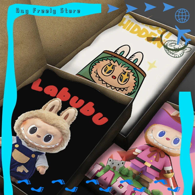 Labubu Designer Original Design Sense Cartoon Parent-Child Outfit Street Fashion Couple Outfit Short Sleeved T-Shirt
Labubu Designer Original Design Sense Cartoon Parent-Child Outfit Street Fashion Couple Outfit Short Sleeved T-Shirt