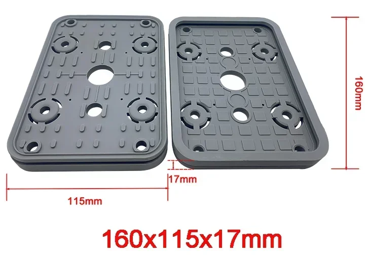 5 PCS 160x115x17mm The Bottom & Top Vacuum Suction Rubber Pad with/without step for CNC Machining Center
5 PCS 160x115x17mm The Bottom & Top Vacuum Suction Rubber Pad with/without step for CNC Machining Center