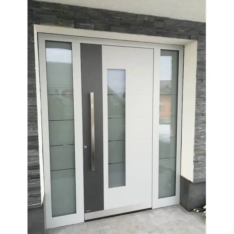 Factory Custom Made Aluminum Alloy Embedded Glass Entrance Door Sturdy Manual Hinged Doors Multi Color Patchwork Security Doors
Factory Custom Made Aluminum Alloy Embedded Glass Entrance Door Sturdy Manual Hinged Doors Multi Color Patchwork Security Doors