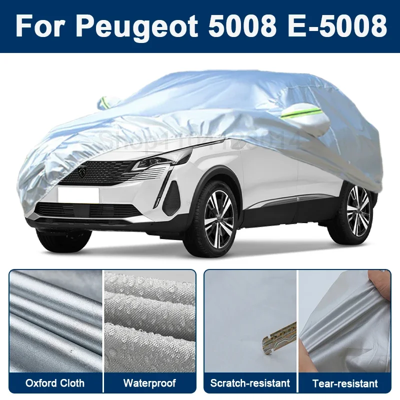 Outdoor Full Car Cover For Peugeot 5008 E-5008 with Reflective Strips Waterproof Snowproof Dustproof UV Protection
Outdoor Full Car Cover For Peugeot 5008 E-5008 with Reflective Strips Waterproof Snowproof Dustproof UV Protection