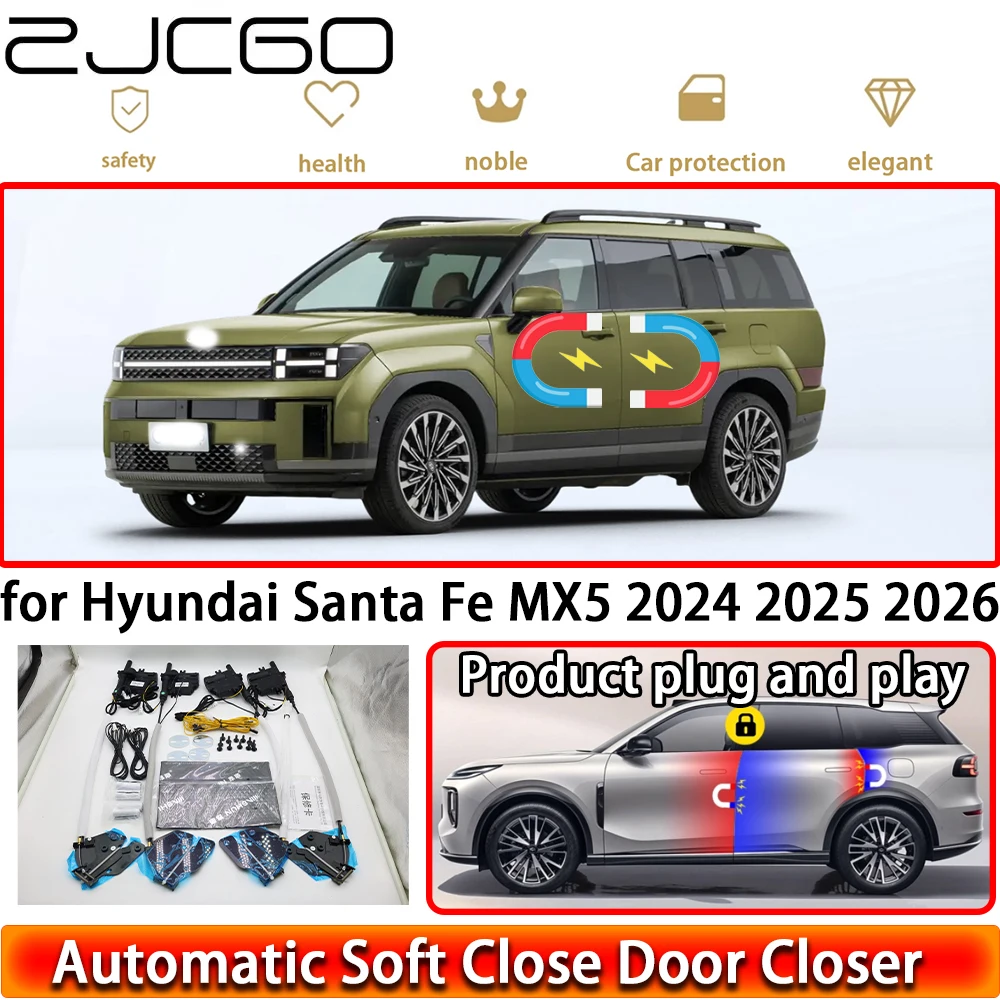 Система автоматического доводчика дверей OEM для Hyundai Santa Fe MX5 2024-2026: комплект с функцией мягкого закрывания, автоматическим открыванием и легким закрытием, установка Plug & Play
Система автоматического доводчика дверей OEM для Hyundai Santa Fe MX5 2024-2026: комплект с функцией мягкого закрывания, автоматическим открыванием и легким закрытием, установка Plug & Play