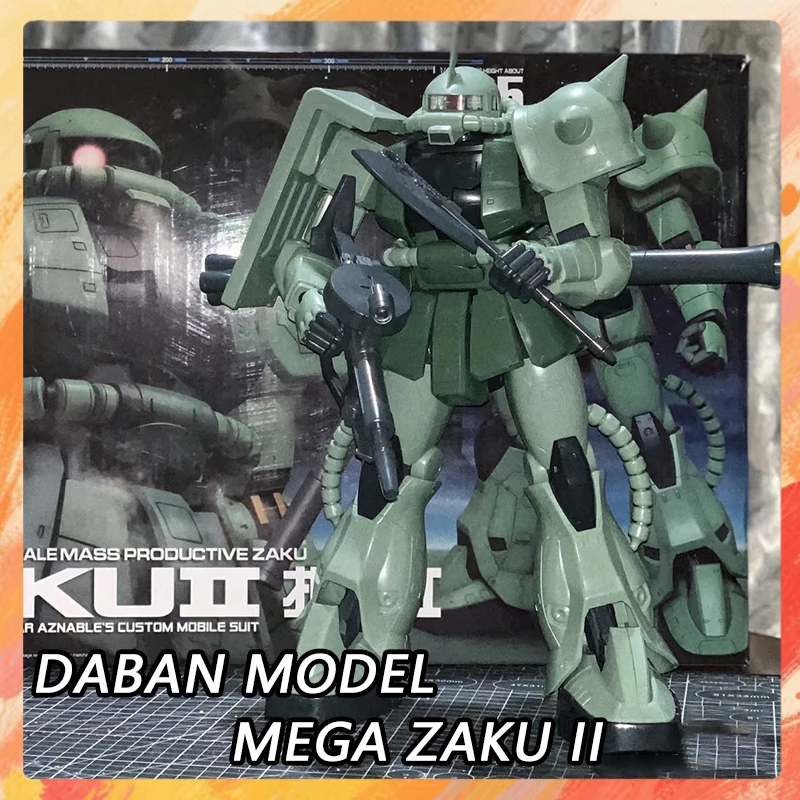 REISSUE DABAN KO MEGA ZAKU II Action Figure MS-06F Anime Figures 1/48 Scale Assembly Model Kit Plastic Kids Toy Birthday Gift
REISSUE DABAN KO MEGA ZAKU II Action Figure MS-06F Anime Figures 1/48 Scale Assembly Model Kit Plastic Kids Toy Birthday Gift