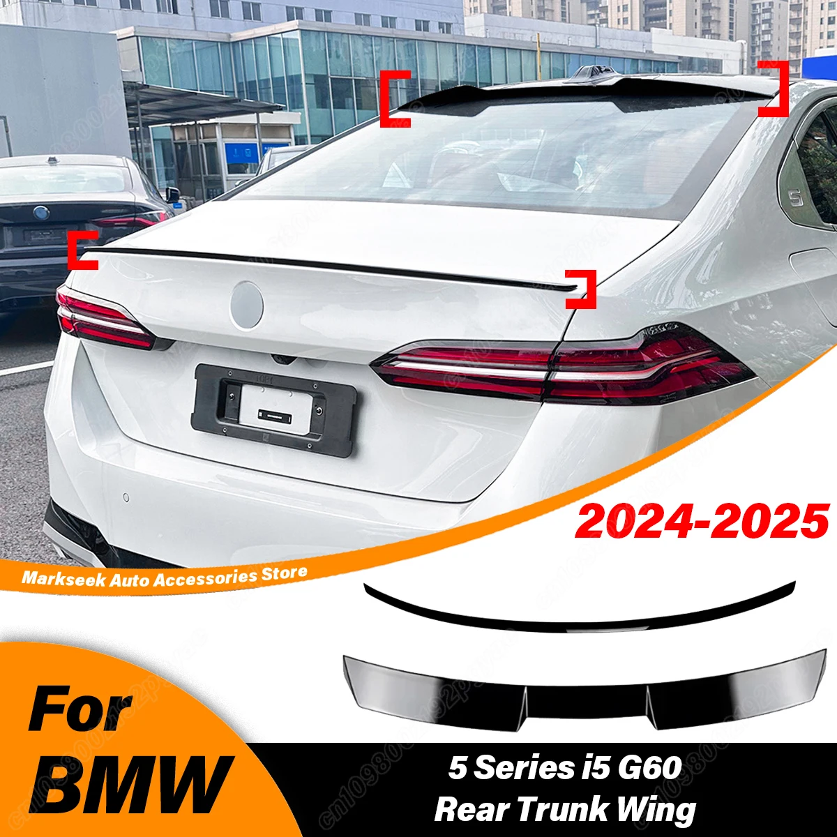 For BMW 5 Series i5 G60 Sedan 520i 525i 528i 530i 535i 2023 2024 2025 MP Style Rear Roof Lid Wing Rear Trunk Spoiler Lip BodyKit
For BMW 5 Series i5 G60 Sedan 520i 525i 528i 530i 535i 2023 2024 2025 MP Style Rear Roof Lid Wing Rear Trunk Spoiler Lip BodyKit