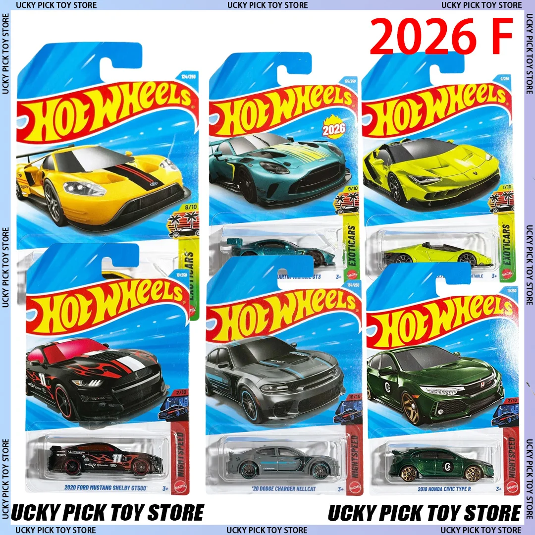Коллекционная модель автомобиля Hot Wheels 2026 F Case 1/64 Mainline Series: Ford GT Race, Aston Martin, Lamborghini (литая под давлением)
Коллекционная модель автомобиля Hot Wheels 2026 F Case 1/64 Mainline Series: Ford GT Race, Aston Martin, Lamborghini (литая под давлением)