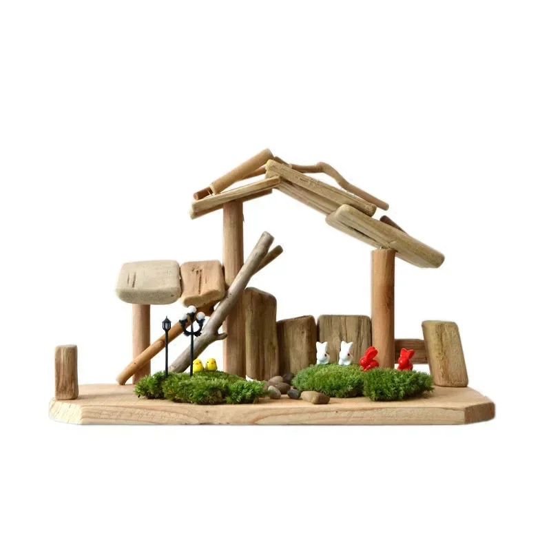Handmade solid wood cottages, small houses, landscaping ornaments, living room handicrafts
Handmade solid wood cottages, small houses, landscaping ornaments, living room handicrafts