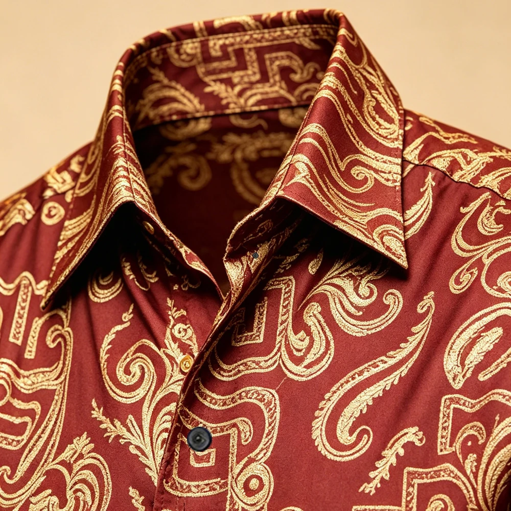 Men's Summer Lightweight Long Sleeve Lapel Shirt Dark Light Luxury Pattern 3D Printed Shirt Vacation Casual Social Top Men Fast
Men's Summer Lightweight Long Sleeve Lapel Shirt Dark Light Luxury Pattern 3D Printed Shirt Vacation Casual Social Top Men Fast