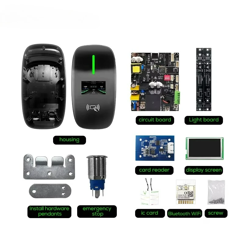 7Kw 22Kw IP65 Wall-Mounted 32A 48 Ev Charger Type 2 Type 1 GBT Tesla SKD AC Ev Charger Ckd Evse Assembly Parts Components
7Kw 22Kw IP65 Wall-Mounted 32A 48 Ev Charger Type 2 Type 1 GBT Tesla SKD AC Ev Charger Ckd Evse Assembly Parts Components