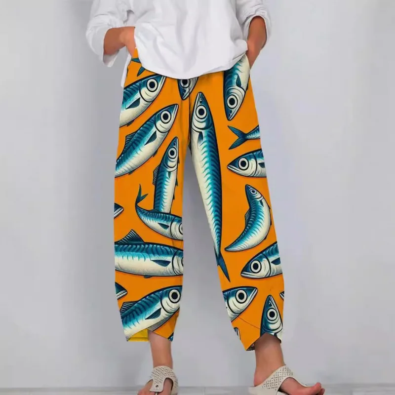 2024 New Fashion 3D Color Blocking Print Shadow Pattern Autumn And Winter Popular Wide-Leg Nine-Minute Bottoms
2024 New Fashion 3D Color Blocking Print Shadow Pattern Autumn And Winter Popular Wide-Leg Nine-Minute Bottoms