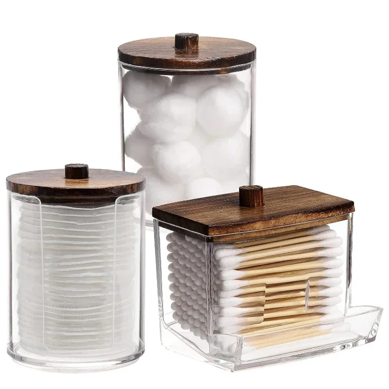 Bathroom Organizer Accessories Set Qtip Holder with Clear Plastic Lids, Cotton Ball/Swabs Dispenser, Organizer Jar
Bathroom Organizer Accessories Set Qtip Holder with Clear Plastic Lids, Cotton Ball/Swabs Dispenser, Organizer Jar
