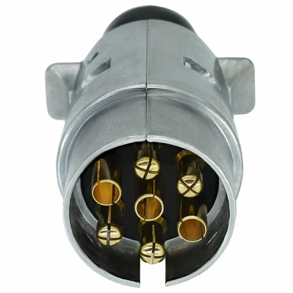 Aluminium Alloy Towing Plug Wiring EU Plug 7 Pin Plug Electric Trailer Connector Round Adapter Towing Electrics
Aluminium Alloy Towing Plug Wiring EU Plug 7 Pin Plug Electric Trailer Connector Round Adapter Towing Electrics