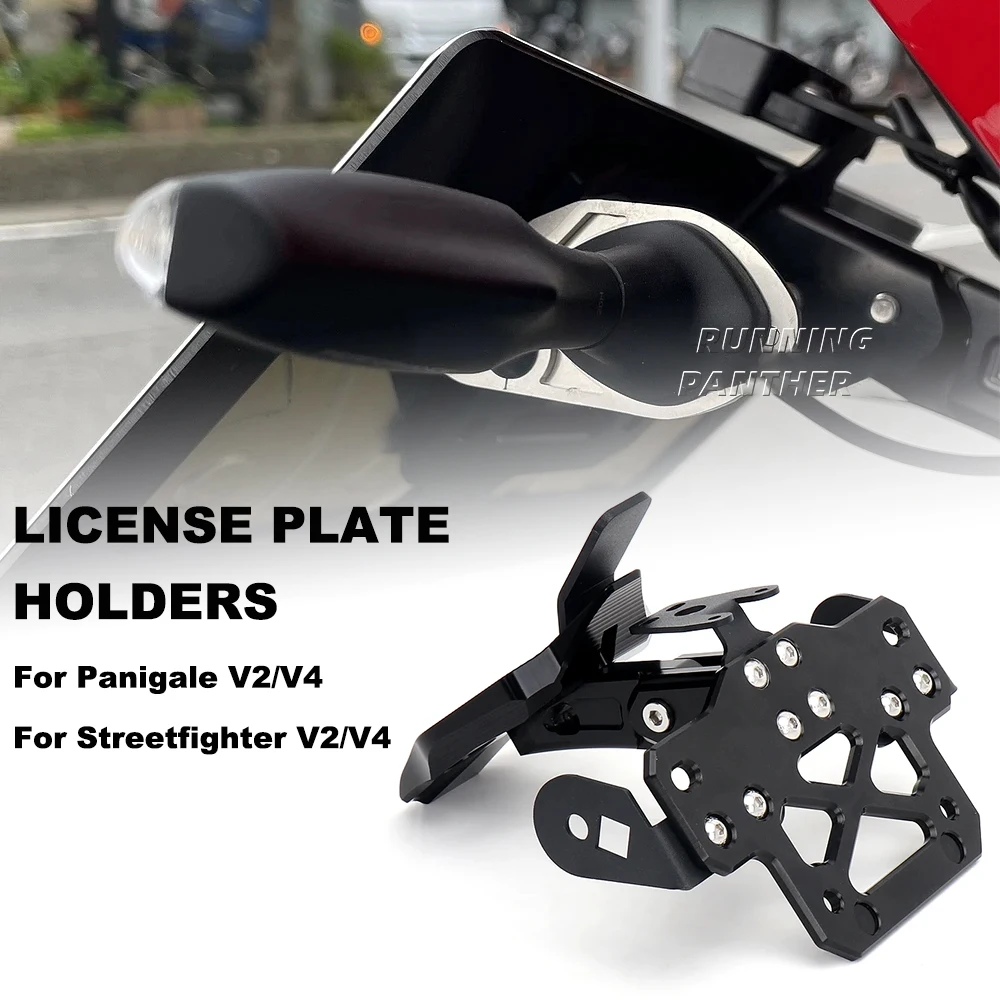 For Ducati Streetfighter V2 V4 Panigale V4 V2 Aluminum Mount Bracket Registration Number Plate Motorcycle License Plate Holder
For Ducati Streetfighter V2 V4 Panigale V4 V2 Aluminum Mount Bracket Registration Number Plate Motorcycle License Plate Holder