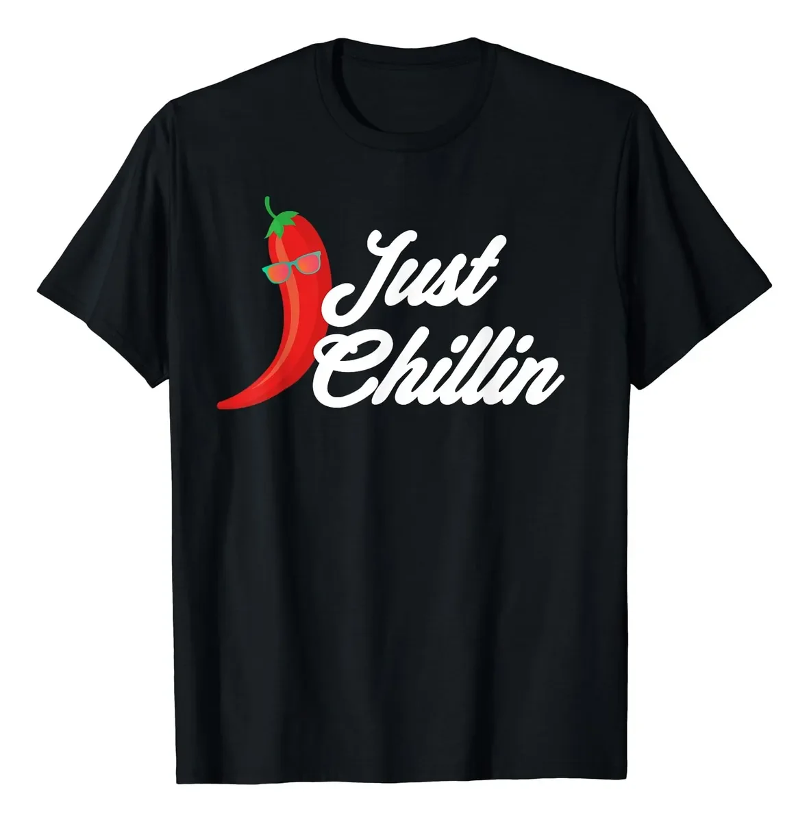 Забавная рубашка Just Chillin с перцем чили для влюбленных, хлопковая футболка с короткими рукавами и принтом
Забавная рубашка Just Chillin с перцем чили для влюбленных, хлопковая футболка с короткими рукавами и принтом