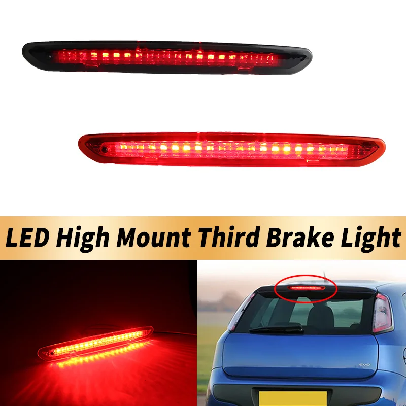 1PC Red LED high mount stop light 3rdThird Brake Light Rear Stop Lamp For Fiat Punto Evo Abarth Grande Punto 2008 2009-2012
1PC Red LED high mount stop light 3rdThird Brake Light Rear Stop Lamp For Fiat Punto Evo Abarth Grande Punto 2008 2009-2012