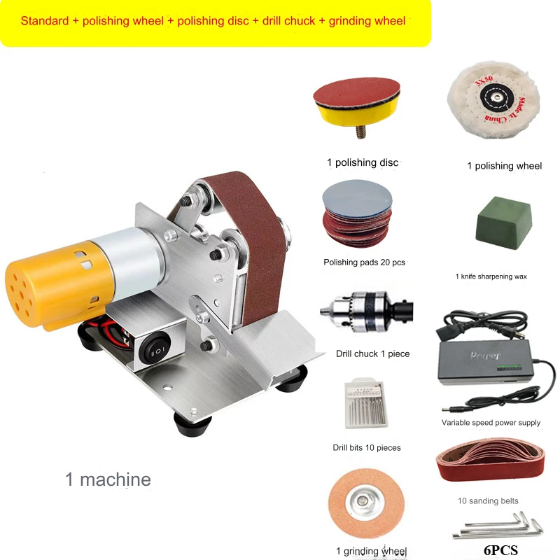 Маленький мини-шлифовальный станок DIY полировальный станок деревообрабатывающий шлифовальный станок с фиксированным углом заточка машины для дома
Маленький мини-шлифовальный станок DIY полировальный станок деревообрабатывающий шлифовальный станок с фиксированным углом заточка машины для дома
