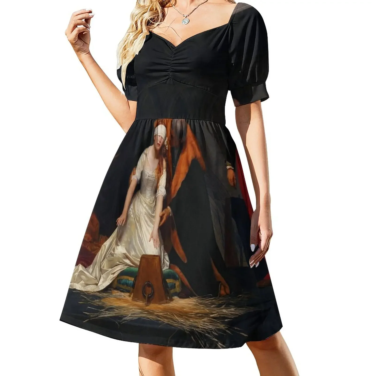 The Execution of Lady Jane Grey by Paul Delaroche Old Master Classical Fine Art Reproduction Short-Sleeved Dress
The Execution of Lady Jane Grey by Paul Delaroche Old Master Classical Fine Art Reproduction Short-Sleeved Dress