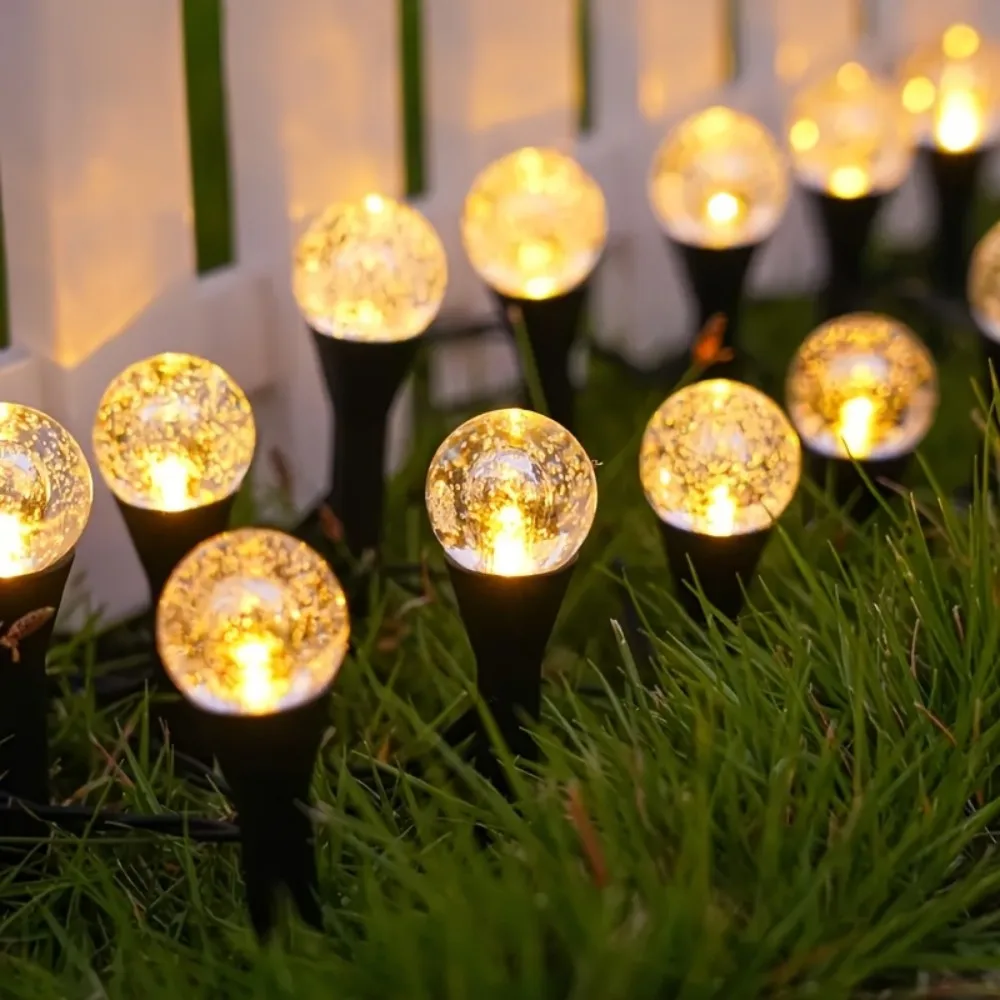 1PC 10/20 LED Solar Powered Crackle Glass Ball Stake String Lights,Waterproof Outdoor Light for Garden Pathway Patio Yard Decor
1PC 10/20 LED Solar Powered Crackle Glass Ball Stake String Lights,Waterproof Outdoor Light for Garden Pathway Patio Yard Decor