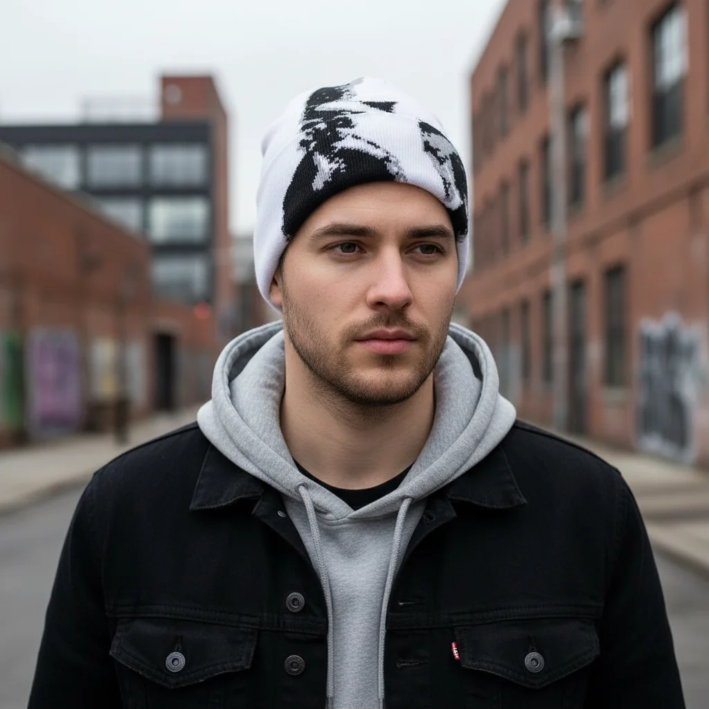Hip Hop Printing Knitting Cap Hat Fiber Keep warm Cold Cap Y2k Couple Warm Hats Men Women
Hip Hop Printing Knitting Cap Hat Fiber Keep warm Cold Cap Y2k Couple Warm Hats Men Women